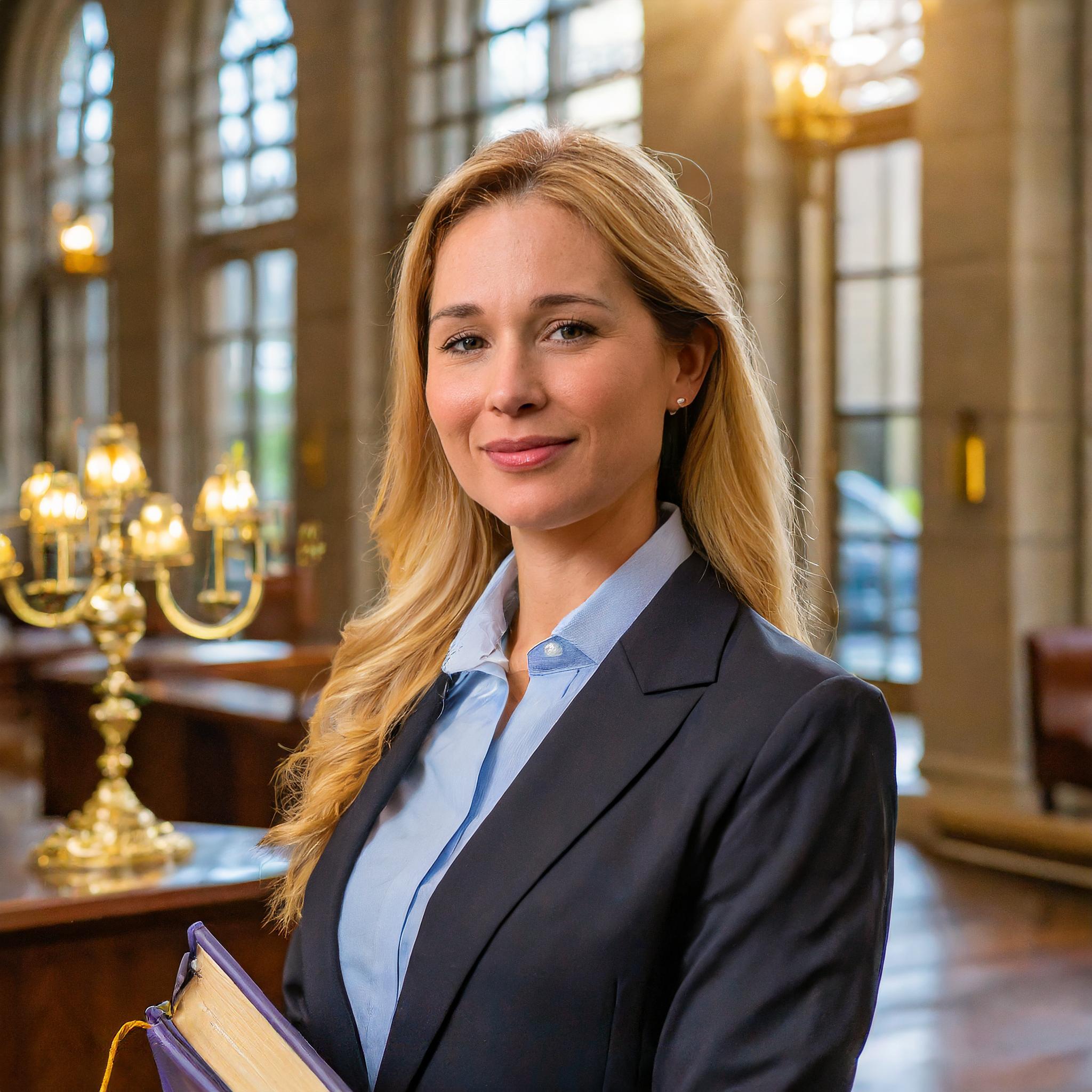 Porträt einer Frau, die sich mit Finanzbuchhaltung beschäftigt